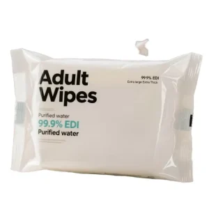 Adult Wet Wipes Eco-Friendly 99.9% EDI Purified Water Extra Large Thick Gentle Cleansing Daily Personal Care Alcohol-Free
