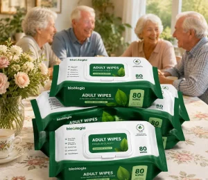 Adult Wipes Disposable Patient Washcloths Wet Wipes for Incontinence and Cleansing for Elderly