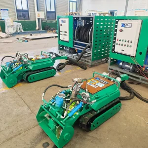 Advanced Dredging Robot for Efficient Municipal Pipe Cleaning