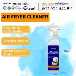 Air Fryer Cleaner Fast Acting Grease Food Residue Remover for Non stick Pan Food Safe 500ml