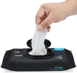 Alcohol Free Flushable Wipes Disposable Toilet Wipes and Baby Wet Wipes Custom Large Size