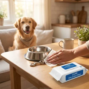 Alcohol Wipes Household 60 Sheets Per Pack Custom Direct Factory High quality Ingredients with 99.9% Sterilization Rate