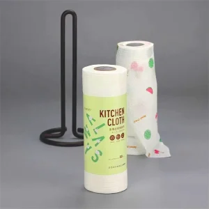 All New China Supply Spunlace Kitchen Eco Friendly 70% Cellulose 30% Polypropylene Nonwoven 60gsm Cleaning Cloths Clean