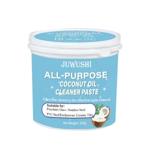 All Purpose Coconut Oil Cleaner Paste Multi Surface Stain Remover for Porcelain Glass Stainless Steel 500g