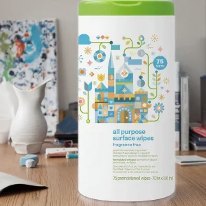 All Purpose Fragrance Free Surface Cleaning Wipes Soft Household Wipes for Daily Cleansing