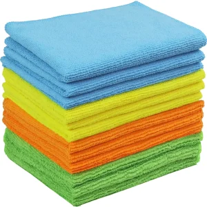 All Purpose Microfiber Cloths Highly Absorbent Lint Free Kitchen Car Detailing Glass Table Wiping Bag Packed