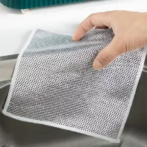 All Purpose Wire Dishwashing Rags Steel Scrubbers Multifunctional Non Scratch Cleaning Cloths Wire Scrubber