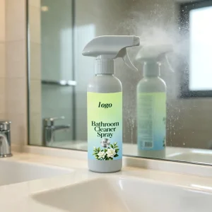All in One Liquid Bathroom Surface Cleaner Calcium Rust Remover for Mirrors Shower Doors Ceramic Tiles Faucets Sinks Non toxic