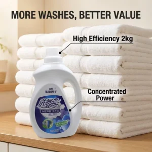 All-purpose 2kg Laundry Detergent Liquid Gentle on Hands and Fabrics Bulk Supply