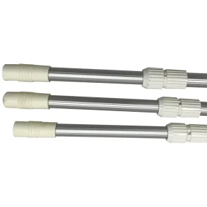 Aluminum Telescopic Pole Durable Anti Slip Swimming Pool Cleaning Tool