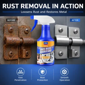 Anti Rust Lubricant Spray Rust Remover for Cars and Metal Household Appliance Cleaners