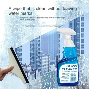 Anti Static Dustproof Glass Cleaner for Long Lasting Crystal Clarity on Windows and Glass