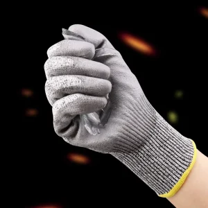 Anti cut PU Coated Cut Resistant Labor Work Safety Gloves General Work Gloves Men PU Coated Gloves