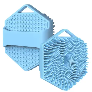 Antimicrobial Silicone Body Cleaning Brush Soft Shower Sensitive Skin Exfoliating Massage Brush Bath Body Cleaning Scrubber