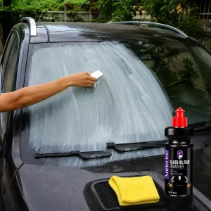 Auto Glass Oil Film Remover Car Windshield Cleaner Stain Removal Restore Clear Visibility Safe Quick Effect Paste