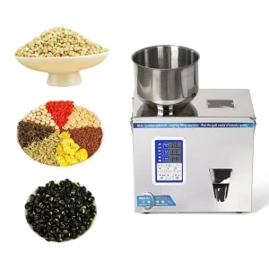 Automatic Filling Machine Grain Beans Garlic Flakes Chili Pieces Spices Quantitative Weighing Filling Racking Easy Operation