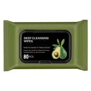 Avocado Essence Makeup Remover Wipes Gentle Skin-friendly Cleansing
