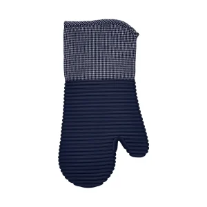 BBQ Cooking Printed Eco-Friendly Silicone Oven Gloves Heat Resistant Non Slip Waterproof Dishwasher Safe Reusable Mitts Chef