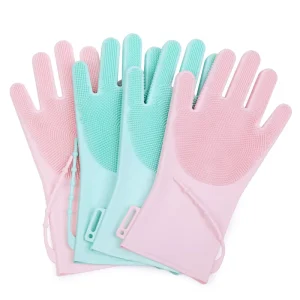 BPA Free Food Grade Eco Friendly Non Slip Silicone Thin Waterproof Household Gloves for Dish Washing Kitchen
