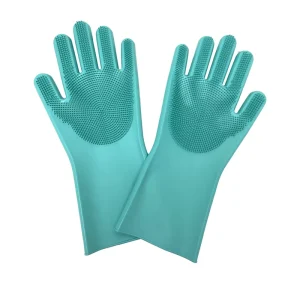 BPA Free Silicone Household Gloves for Dish Washing Kitchen Cleaning