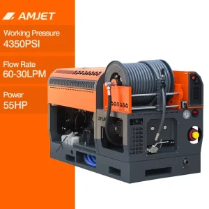 BS15128 2300psi 35gpm Drainage Pipe Sprayer 150bar Sewer Cleaning Community Drainage Pipe Dredging Drain Cleaner