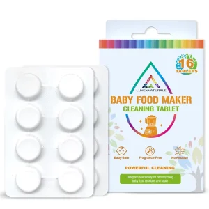 Baby Appliance Cleaning Tablets for Food Makers Eco Friendly Disposable Deep Clean Formula