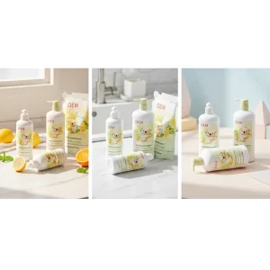 Baby Bottle Cleaning Agent for Fruit Vegetable Nipples Tableware Liquid Detergent Fragrance Free Bottled