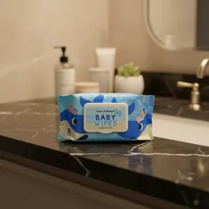 Baby Hand Mouth Wipes Pure Water Unscented Gentle Disposable Wet Wipes for Newborn