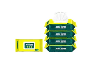 Baby Hand and Mouth Wipes 80 Soft Skin Friendly Wipes Per Large Pack For Gentle Cleaning And Freshness