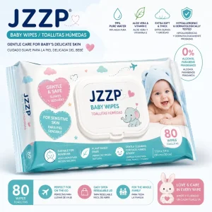 Baby Wipes 80pcs Disposable Wet Tissue Custom Brand Wipes for Baby Factory Direct