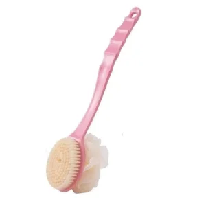 Back Cleaning Shower Creative Scrubbing Bath Brushes Ball Long Handle Soft Body Brush for Exfoliating