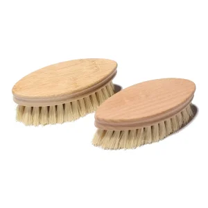 Bamboo Beech Handle Thick Sisal Vegan Eco-Friendly Customizable Logo Vegetable Fruit Kitchen Pot Dish Bowl Cleaning Brush
