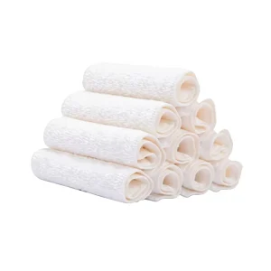 Bamboo Fiber Kitchen Dish Cloth Solid Color Oil Proof Easy Clean Household Cleaning Towel Special