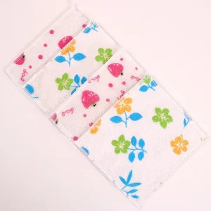 Bamboo Woven Quick Dry Non Scratch Double Sided Water Absorbent Kitchen Dish Towel 18x23cm