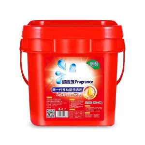 Barrel 5.00kg Natural Washing Powder for Apparel with Lasting Fragrance and 50% 80% for Ingredients