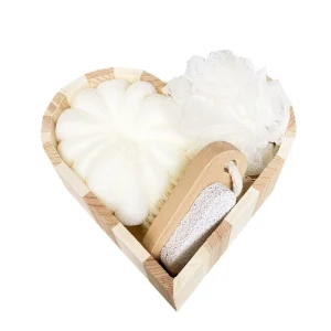 Bath Five-piece Set Bath Set Gift Bath Sponge Bath Brush Foot Rub Anti-slip Bathroom Quick-drying Set