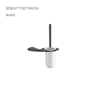 Bathroom Accessories Set Toilet Brush Set Wall Mounted Toilet Cleaning Brush with Holder for High End Hotel