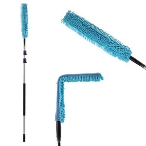 Bendable Body Duster Brush Foldable Cleaning Tool for Ceiling Fans Cobwebs & Corner Dirt