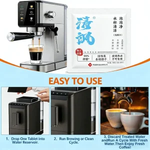 Best Quality Assured Eco Friendly Detergent Customizable Coffee Machine Cleaning Tablet Solid Shape 80% Active