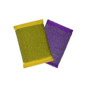 Best Value Stainless Steel Scourer Metal Wire Sponge Pad Steel Scrubbing Pad Dish Scrubber Sponge Scrub Pad with High Popularity