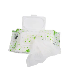 Biodegradable Bamboo Fiber Wet Wipes Flushable Natural Cleansing Wipes for Daily Use