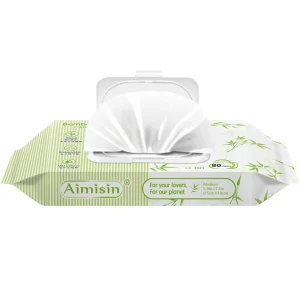 Biodegradable Bamboo Wet Wipes Skin-friendly Baby Wipes Fragrance-Free Newborn Wet Wipes