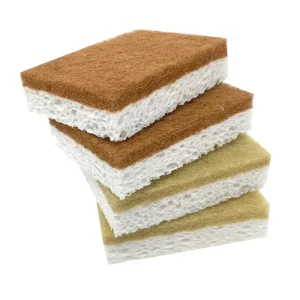 Biodegradable Cellulose & Sisal Sponges Natural Washing up Sponge Scourer Zero Waste Plastic Free Eco Kitchen Gift Scouring Pad