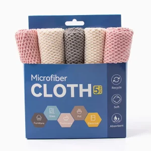 Biodegradable Corn Fabric Dish Towel Extra Thick Fast Drying for Eco-Conscious Homes