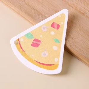 Biodegradable Cute Pop up Dishwashing Sponge with Scouring Pad Non Scratch Natural Cellulose Compress