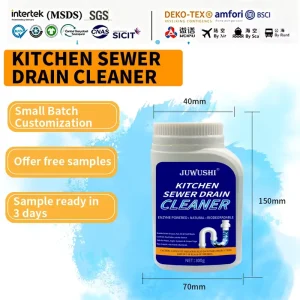 Biodegradable Kitchen Drain Cleaner Spray Natural Enzyme Formula for Daily Pipe Care Odor Removal 300g