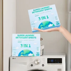 Biodegradable Laundry Detergent Sheet Strips Eco Friendly Laundry Detergent Sheets Enzyme