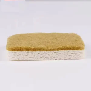 Biodegradable Natural Kitchen Sponge Compostable Cellulose and Coconut Easy Clean Scrubber Sponge Eco Friendly Sponge