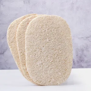Biodegradable Natural Loofah Dish Sponges Scrubber for Kitchen Wear and Tear Non-Scratch Dishwasher Scouring Pads