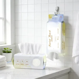 Biodegradable Non Woven Disposable Tissue Facial Towel Soft Absorbent Cleansing Towels Disposable Household Facial Wipes Spa